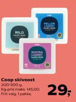 Kvickly Coop skiveost tilbud