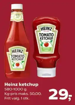 Kvickly Heinz ketchup tilbud