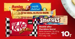 Kvickly Nestlé eller Marabou barer tilbud