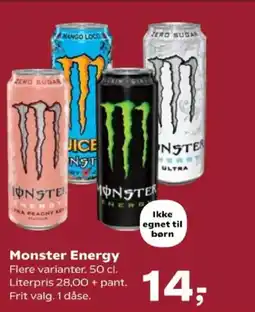 Kvickly Monster Energy tilbud
