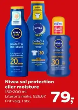 Kvickly Nivea sol protection eller moisture tilbud