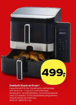 Kvickly Dobbelt Stack airfryer tilbud