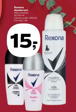 Kvickly Rexona deodorant tilbud