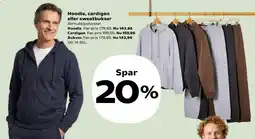 Kvickly Hoodie, cardigan eller sweatbukser tilbud