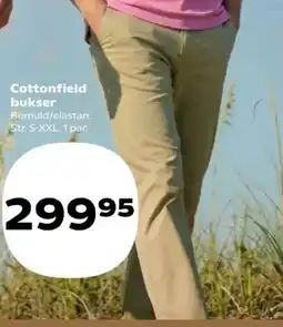 Kvickly Cottonfield bukser tilbud