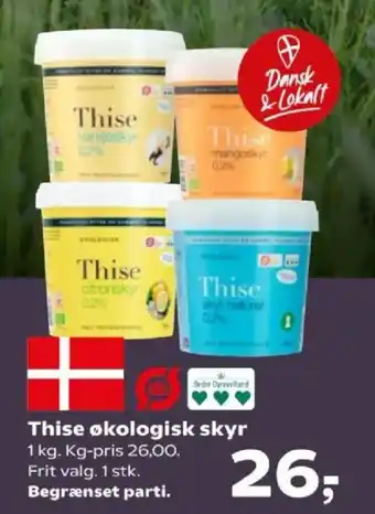 Kvickly Thise økologisk skyr tilbud