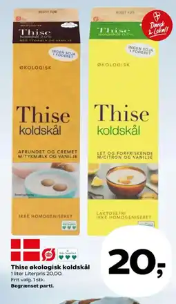 Kvickly Thise økologisk koldskål tilbud