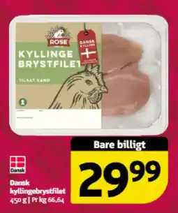 Løvbjerg Dansk kyllingebrystfilet tilbud