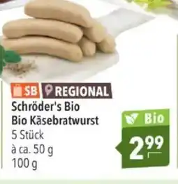 Citti Schröder's Bio Käsebratwurst tilbud