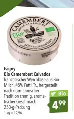 Citti Isigny Bio Camembert Calvados tilbud