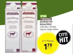 Citti Hamfelder Hof Bioland Milch tilbud