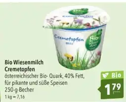Citti Bio Wiesenmilch Cremetopfen tilbud