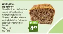 Citti Whole & Pure Bio Haferbrot tilbud