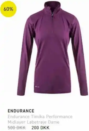 Sport 24 Endurance Timika Performance Midlayer Løbetrøje Dame tilbud