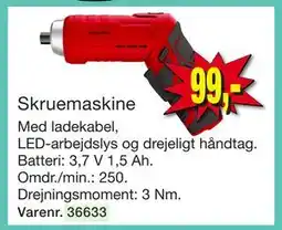 Harald Nyborg Skruemaskine tilbud