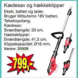 Harald Nyborg Kædesav og hækkeklipper tilbud