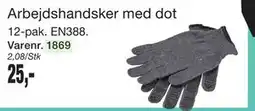 Harald Nyborg Arbejdshandsker med dot tilbud