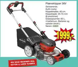 Harald Nyborg Plæneklipper 36V tilbud