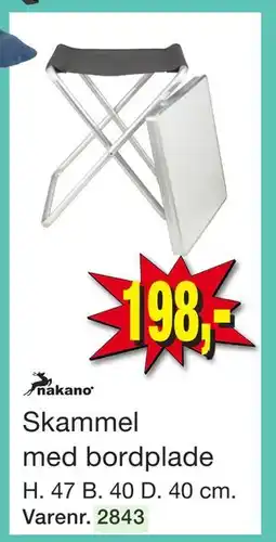 Harald Nyborg Skammel med bordplade tilbud