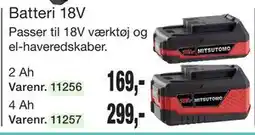Harald Nyborg Batteri 18V tilbud