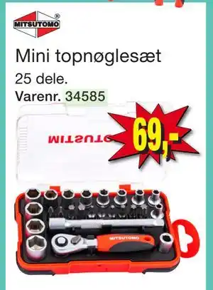 Harald Nyborg Mini topnøglesæt tilbud