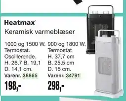 Harald Nyborg Keramisk varmeblæser tilbud