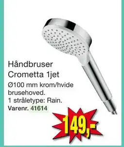 Harald Nyborg Håndbruser Crometta 1jet tilbud