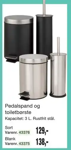 Harald Nyborg Pedalspand og toiletbørste tilbud