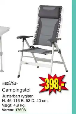 Harald Nyborg Campingstol tilbud