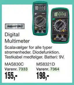 Harald Nyborg Digital Multimeter tilbud