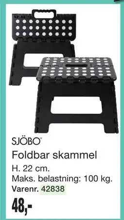 Harald Nyborg Foldbar skammel tilbud