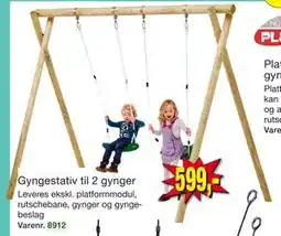 Harald Nyborg Gyngestativ til 2 gynger tilbud