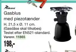 Harald Nyborg Gasblus med piezotænder tilbud