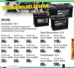 Harald Nyborg Autobatteri 12 V tilbud