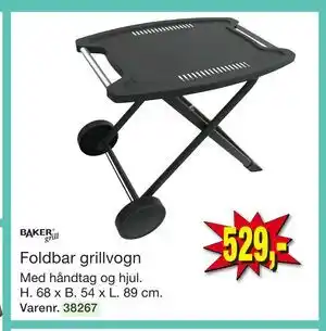 Harald Nyborg Foldbar grillvogn tilbud