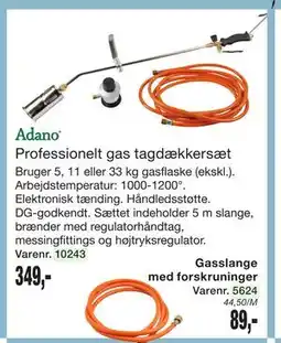 Harald Nyborg Professionelt gas tagdækkersæt tilbud