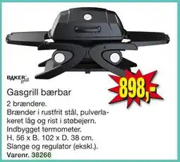 Harald Nyborg Gasgrill bærbar tilbud
