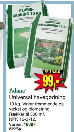 Harald Nyborg Universal havegødning tilbud