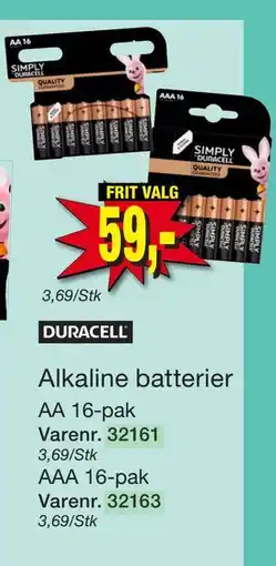 Harald Nyborg Alkaline batterier tilbud