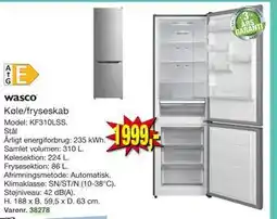 Harald Nyborg Køle/fryseskab tilbud