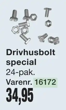 Harald Nyborg Drivhusbolt special tilbud
