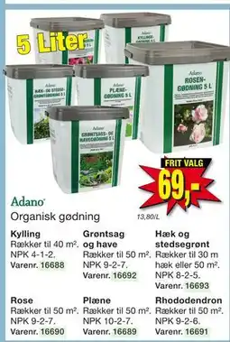 Harald Nyborg Organisk gødning tilbud