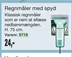 Harald Nyborg Regnmåler med spyd tilbud