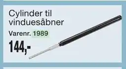 Harald Nyborg Cylinder til vinduesåbner tilbud