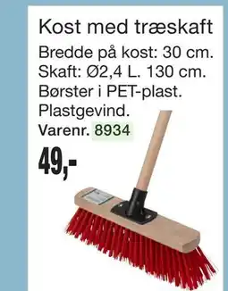 Harald Nyborg Kost med træskaft tilbud