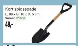 Harald Nyborg Kort spidsspade tilbud