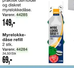 Harald Nyborg Myrelokkedåse refill tilbud