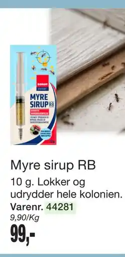 Harald Nyborg Myre sirup RB tilbud