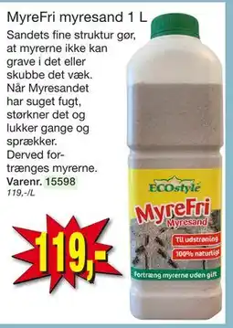 Harald Nyborg MyreFri myresand 1 L tilbud