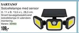 Harald Nyborg Solcellelampe med sensor tilbud